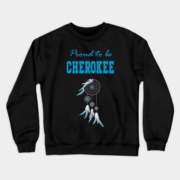 Native American Cherokee Dreamcatcher 34 Crewneck Sweatshirt by Jaya Moore